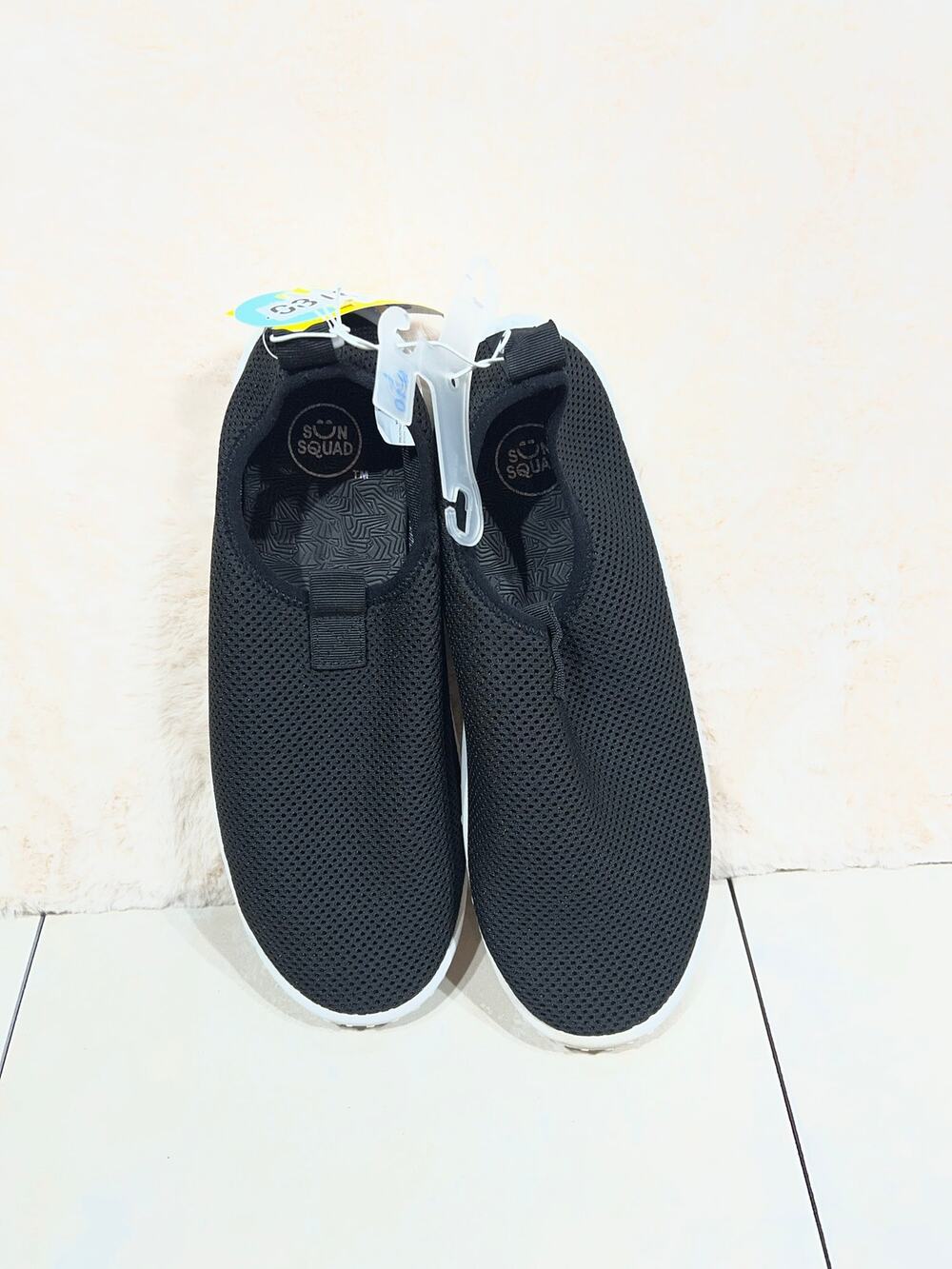 Sun Squad Women’s Water Shoes Size 9/10 Black Slip On Beach Pool Aqua NWT